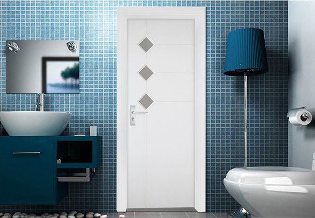 WPC-T&uuml;r f&uuml;r Badezimmer